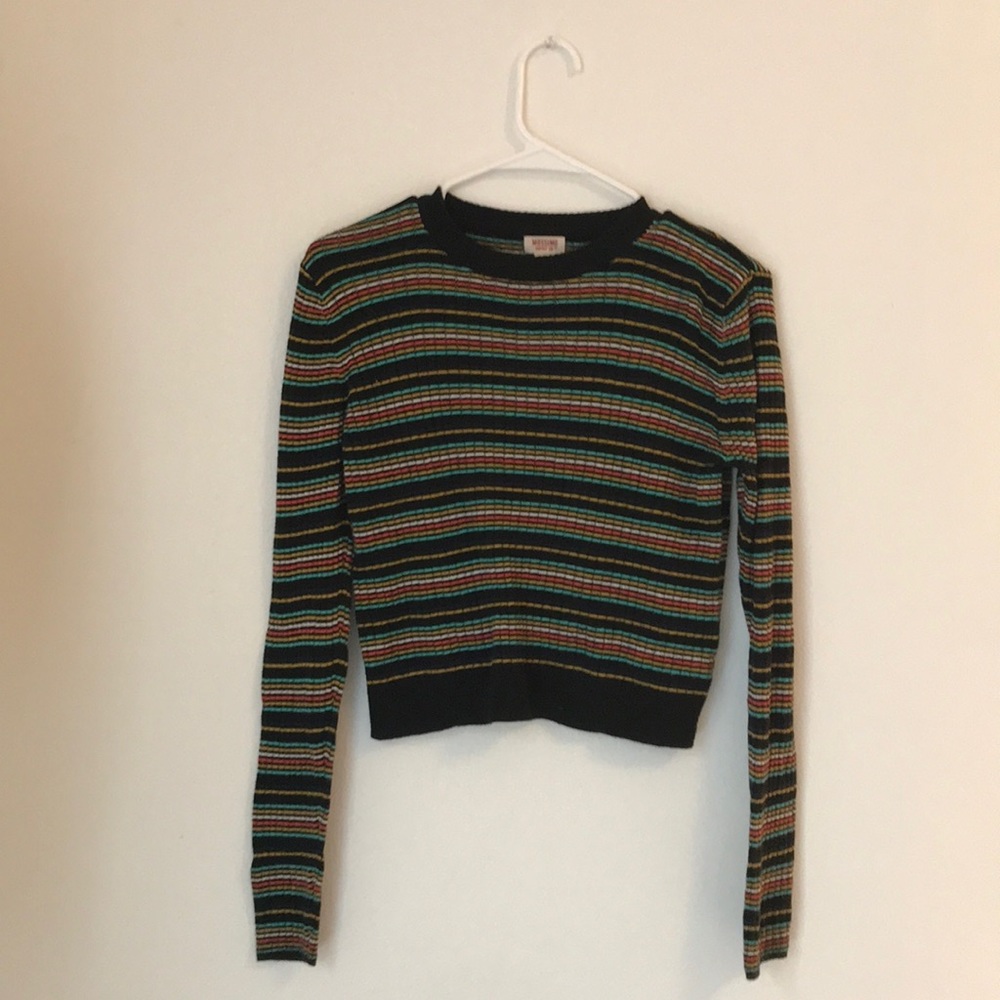 Striped crop top